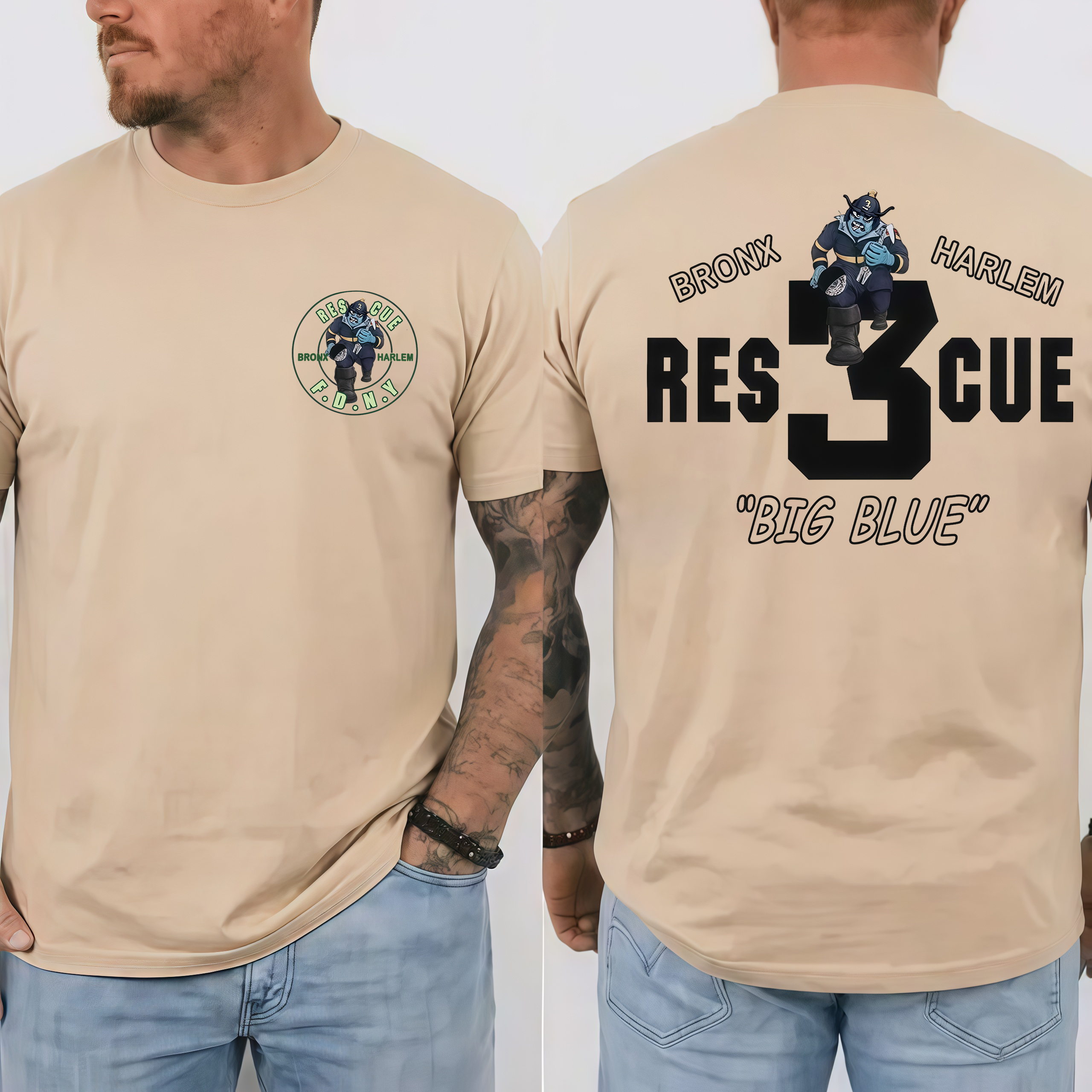Men's F-R 3 B-H Graphic Print T-Shirt