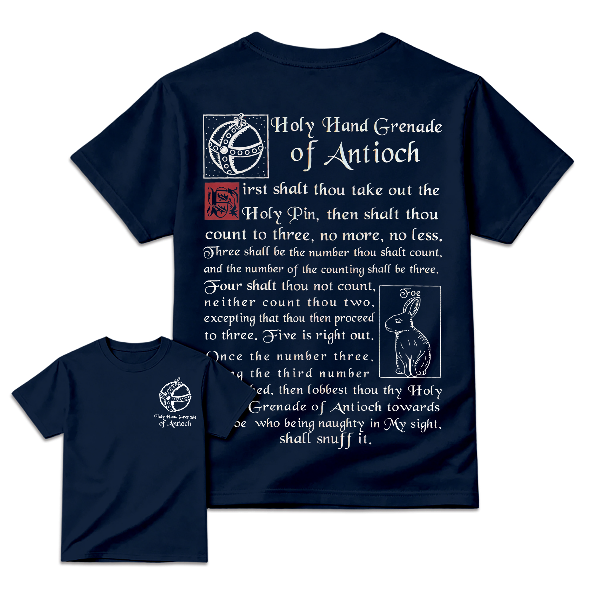 "Holy Hand Grenade Of Antioch" Monty Python T-shirt