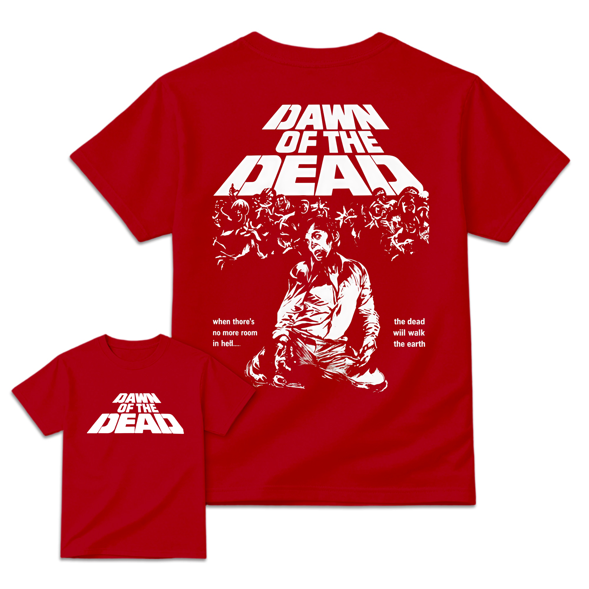 "No More Room In Hell" Zombie Apocalypse Movie T-Shirt