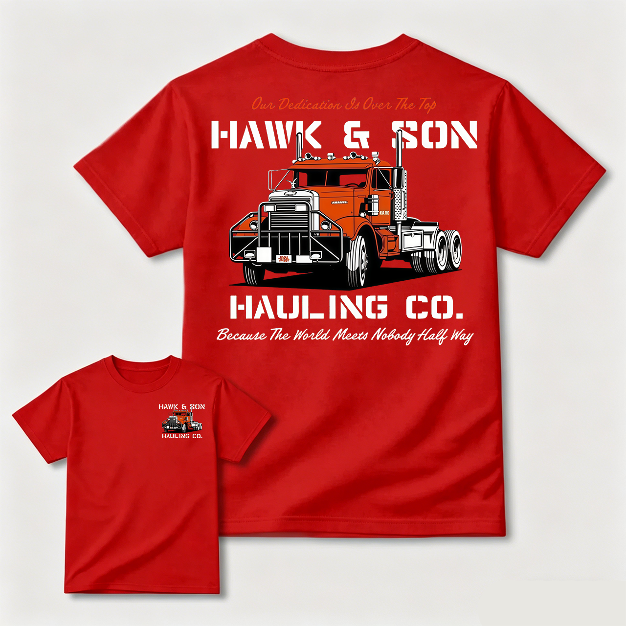 Over The Top Trucker Shirt, Vintage Arm Wrestling Movie TShirt, Classic 80s Graphic Tee, Gift For Truck Drivers, MADE IN USA