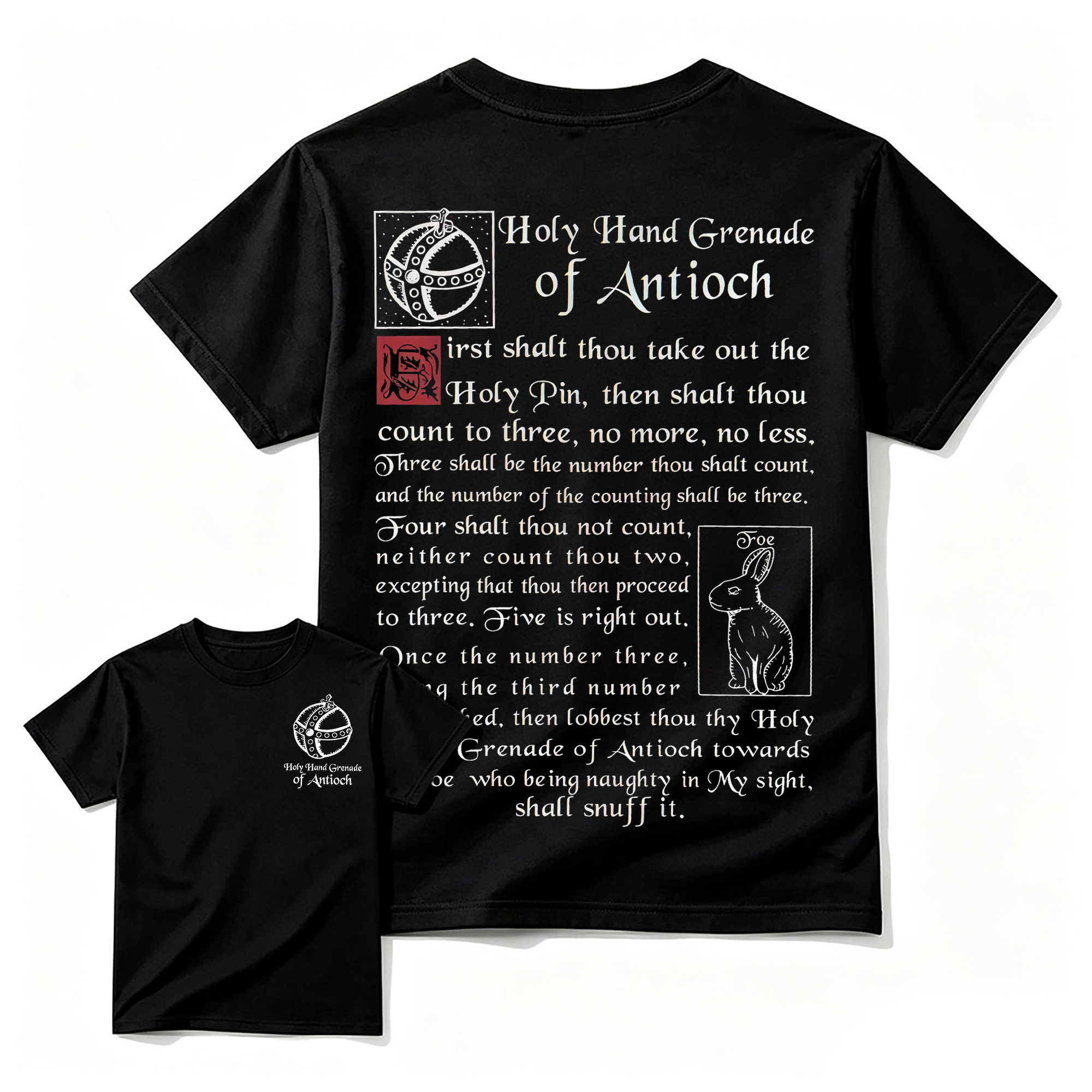 "Holy Hand Grenade Of Antioch" Monty Python T-shirt