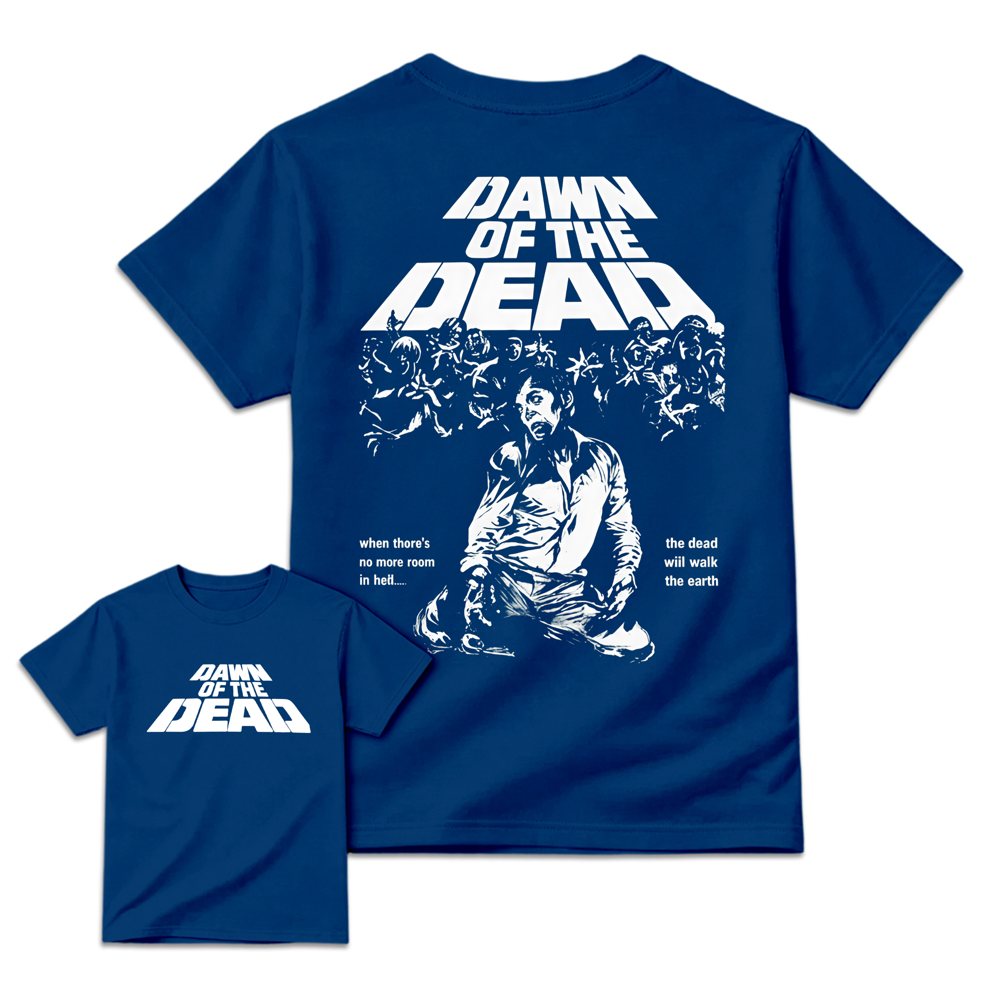 "No More Room In Hell" Zombie Apocalypse Movie T-Shirt