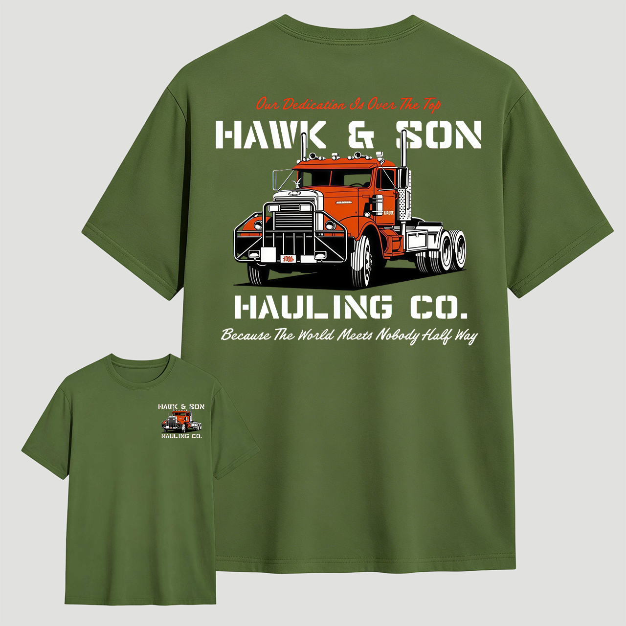 Over The Top Trucker Shirt, Vintage Arm Wrestling Movie TShirt, Classic 80s Graphic Tee, Gift For Truck Drivers, MADE IN USA
