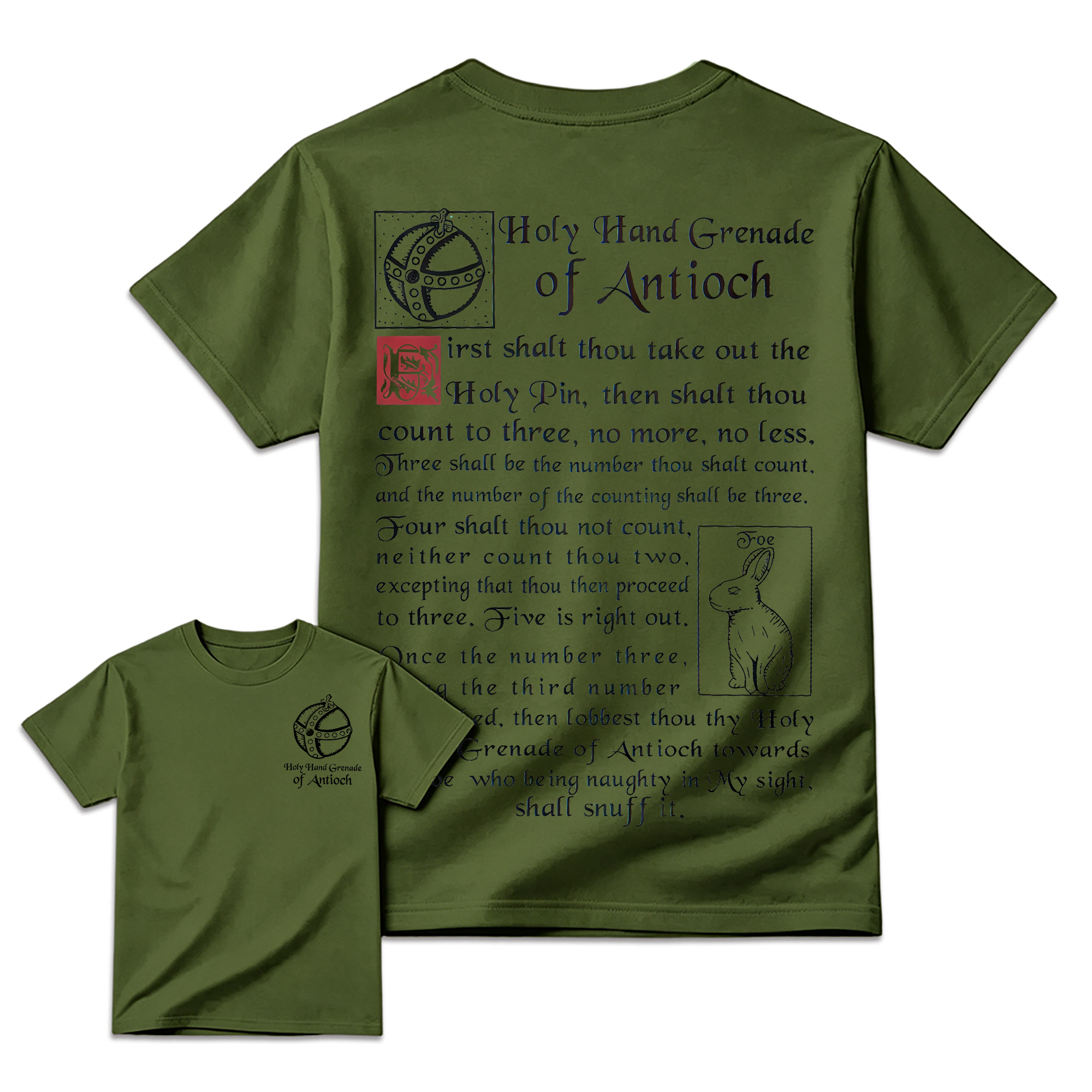 "Holy Hand Grenade Of Antioch" Monty Python T-shirt