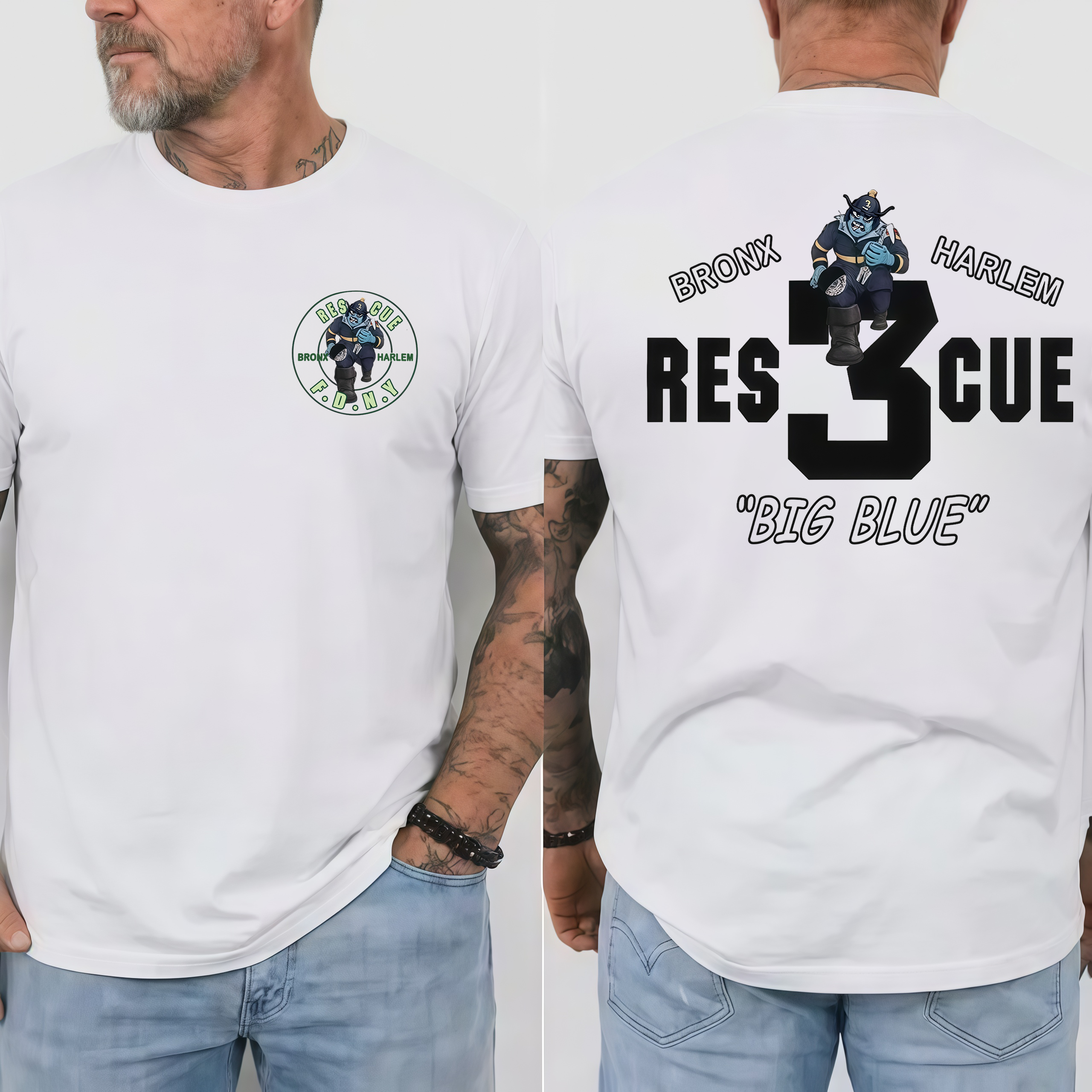 Men's F-R 3 B-H Graphic Print T-Shirt