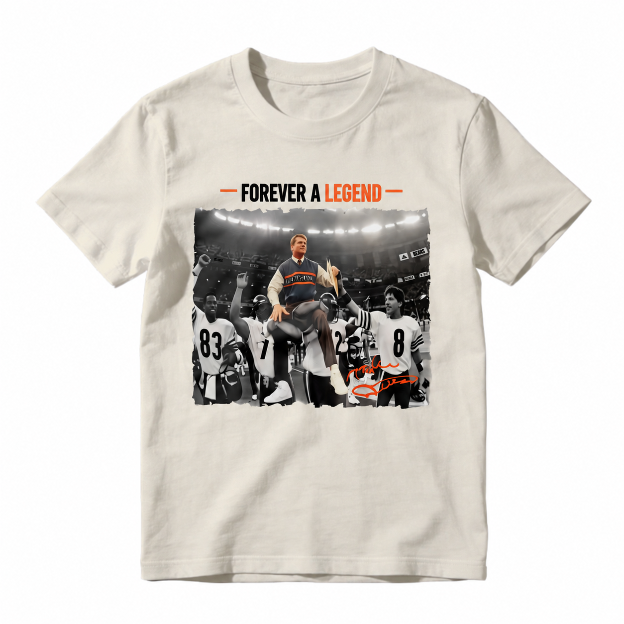 Retro Stadium Victory Art Graphic Tee Unisex Sports Legend Quote T-Shirt