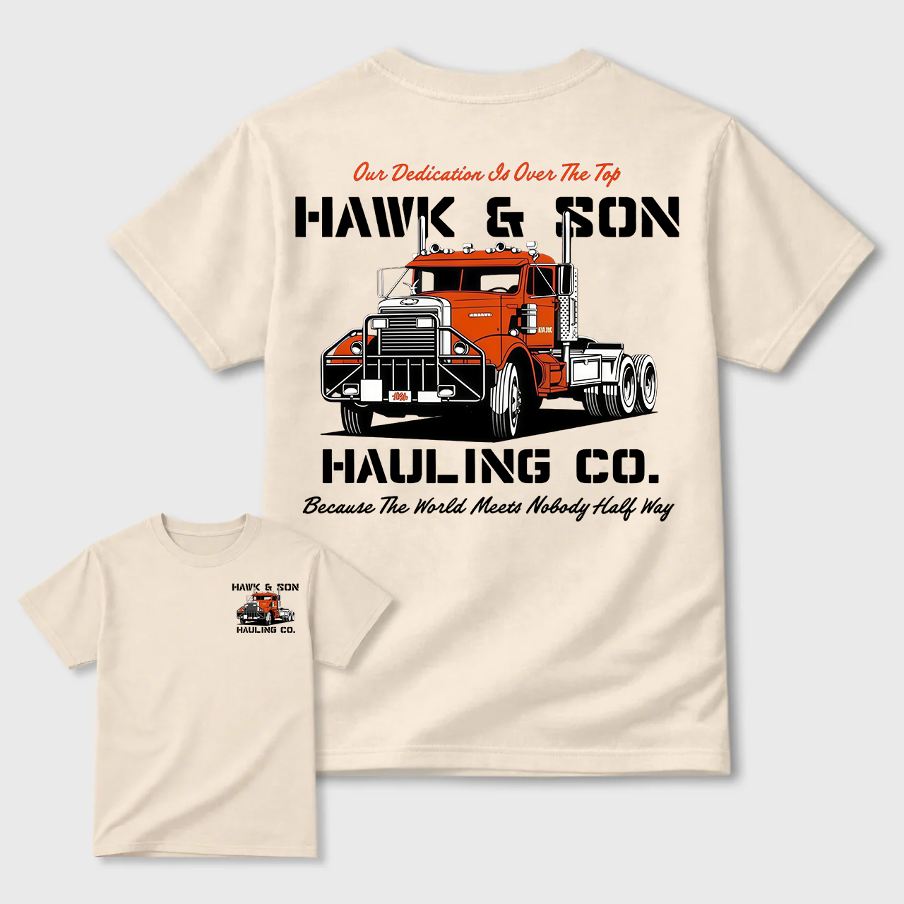 Over The Top Trucker Shirt, Vintage Arm Wrestling Movie TShirt, Classic 80s Graphic Tee, Gift For Truck Drivers, MADE IN USA