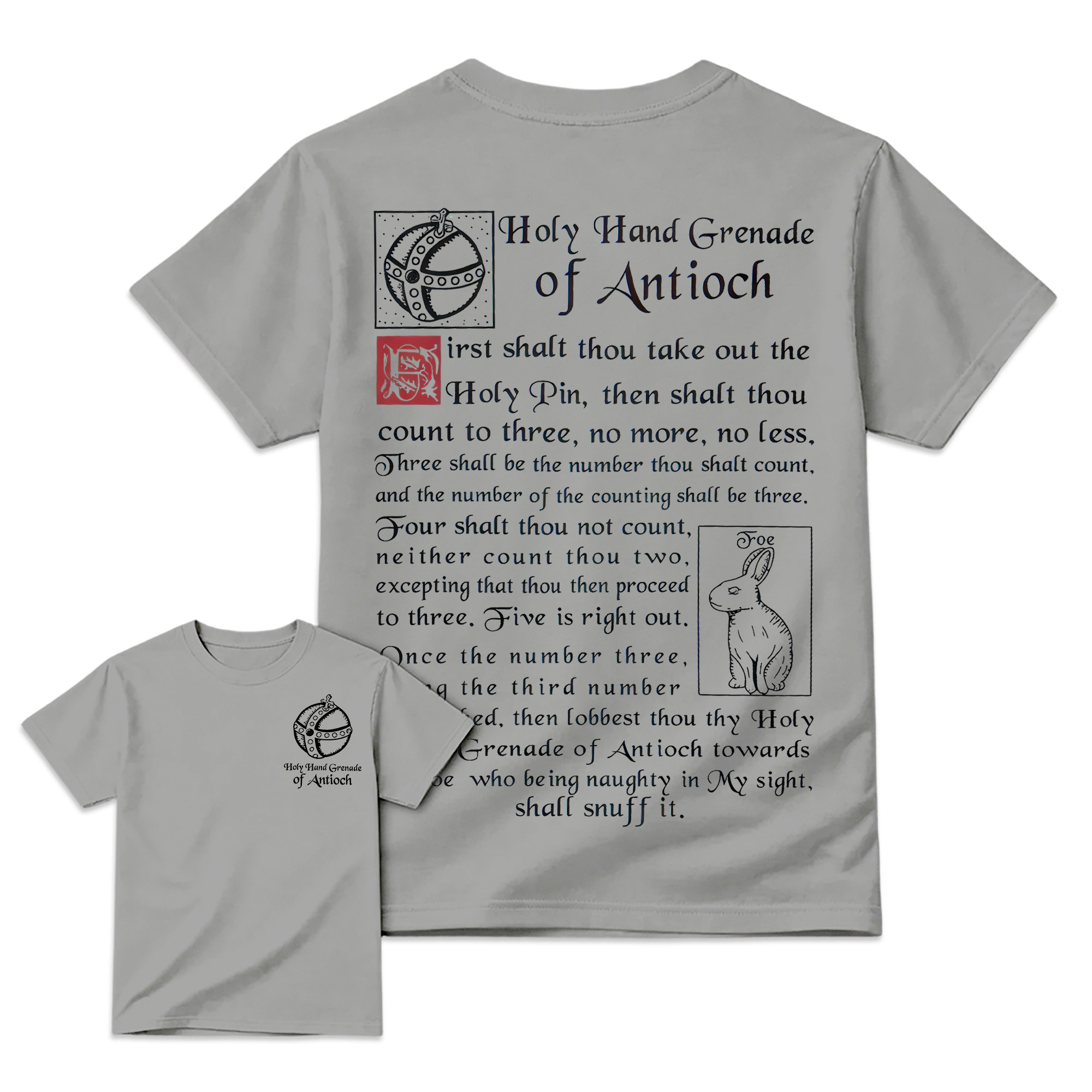 "Holy Hand Grenade Of Antioch" Monty Python T-shirt