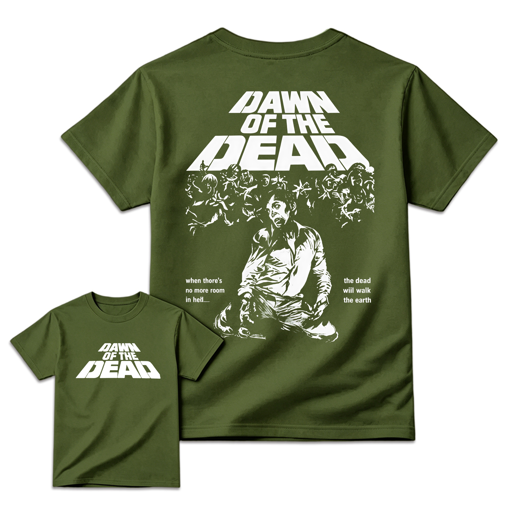 "No More Room In Hell" Zombie Apocalypse Movie T-Shirt
