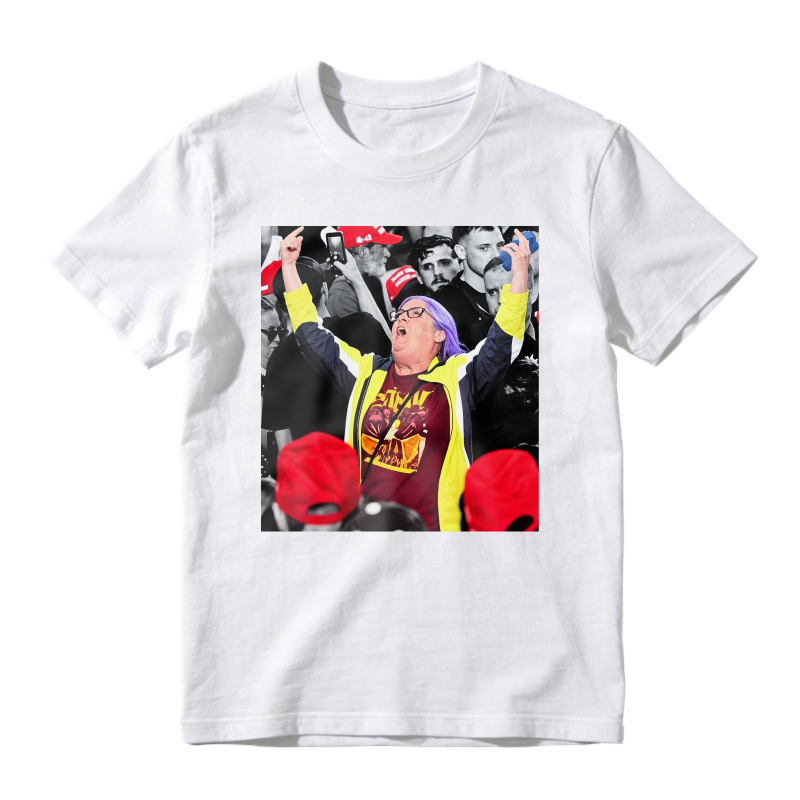 Energetic Crowd Cheering Scene Graphic T-Shirt Unisex Casual Statement Tee