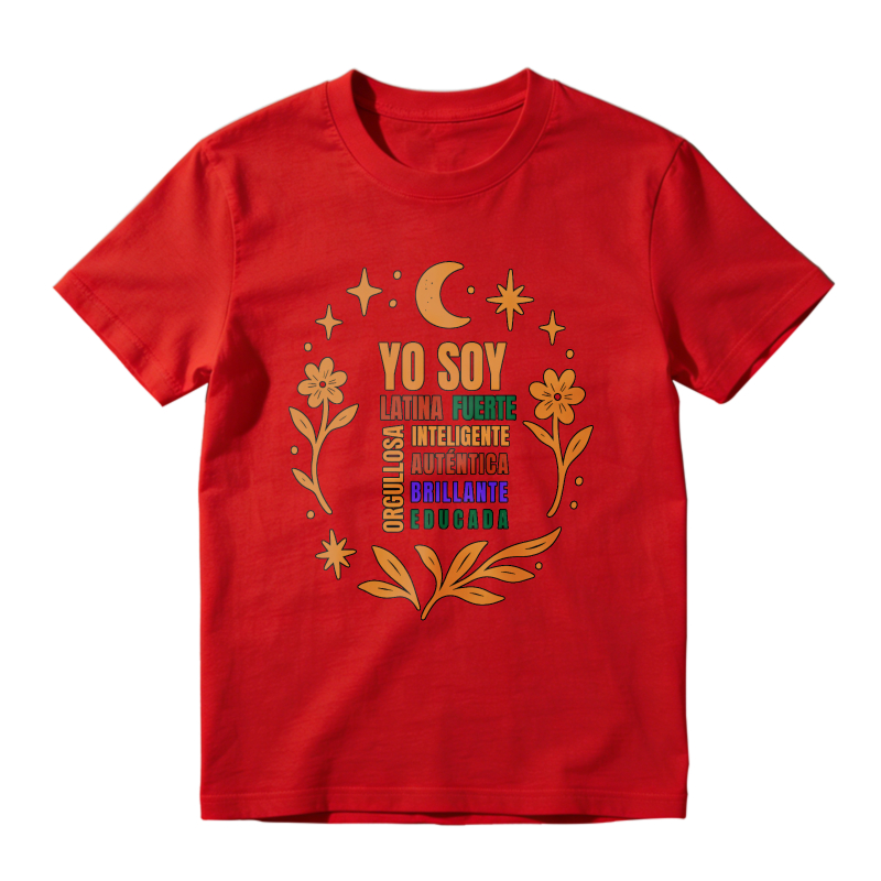 Latin Woman Strong Intelligent Authentic Brilliant Educated Design Unisex Classic T-shirt