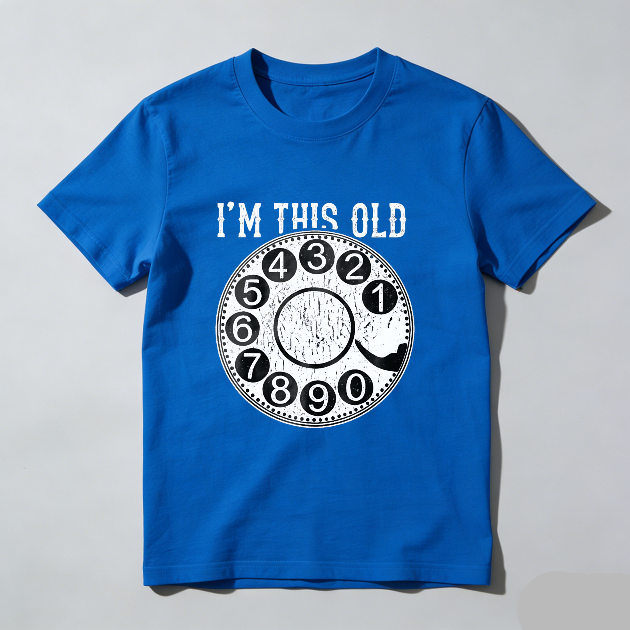 I M This Old Vintage Rotary Dial Phone T Shirt Made In Usa
