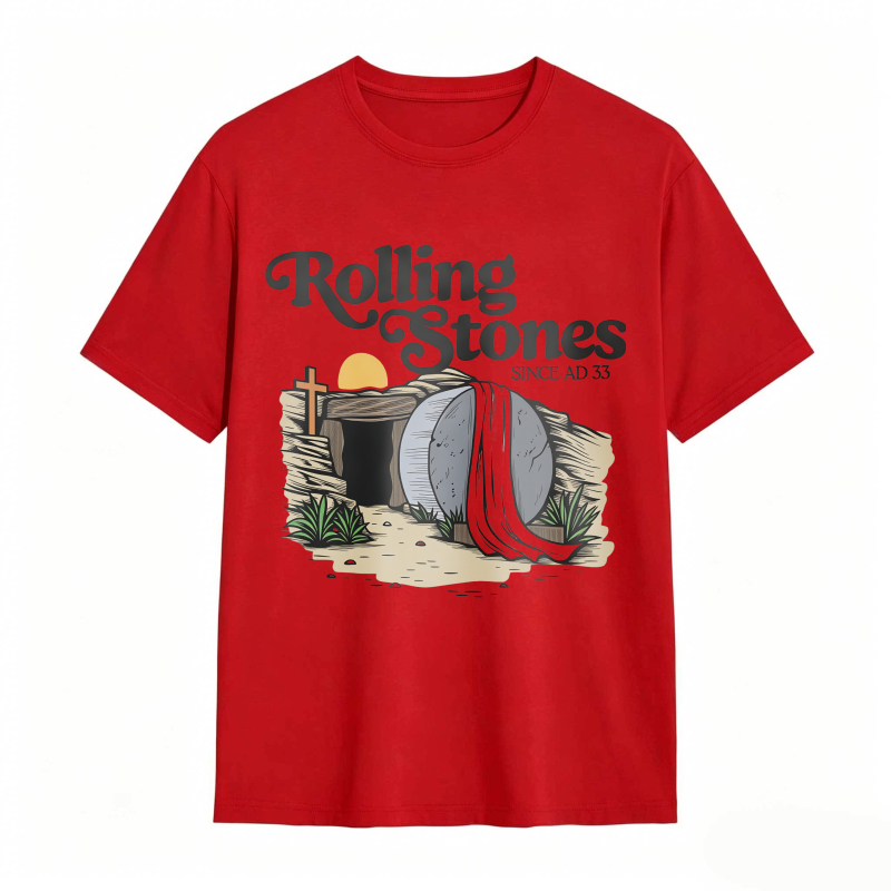 Rolling Stones Since Ad 33 Easter Tomb Scene Unisex Classic T-shirt