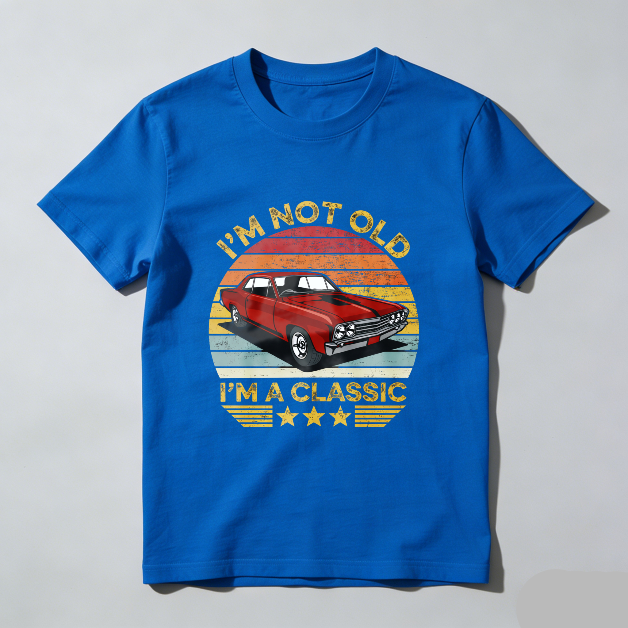 Im Not Old Im A Classic Vintage Car T-Shirt Retro Design For Men And Women