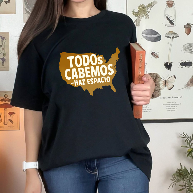 Todos Cabemos Haz Espacio Usa Map Unisex Classic T-shirt