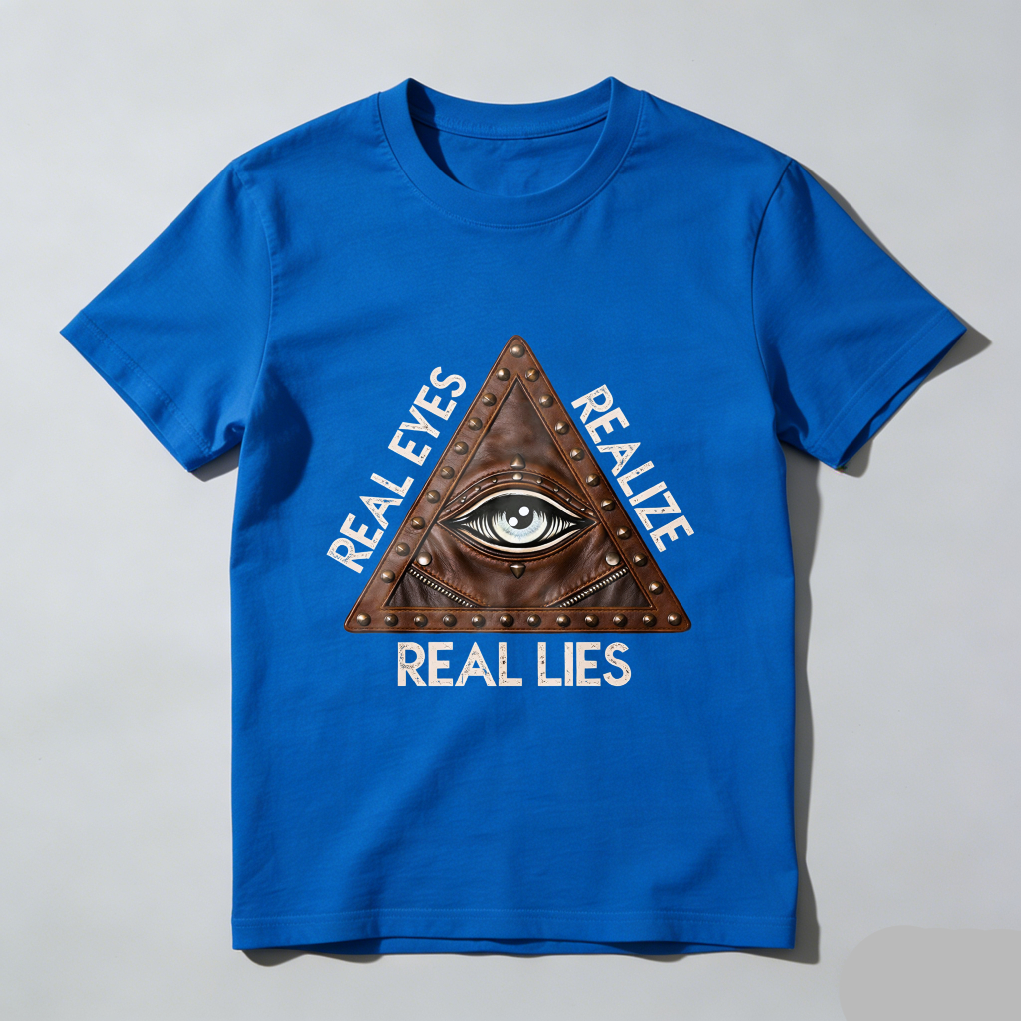 TEECURENT  Real Eyes Realize Real Lies Eye Pyramid Design(1) TEECURENT