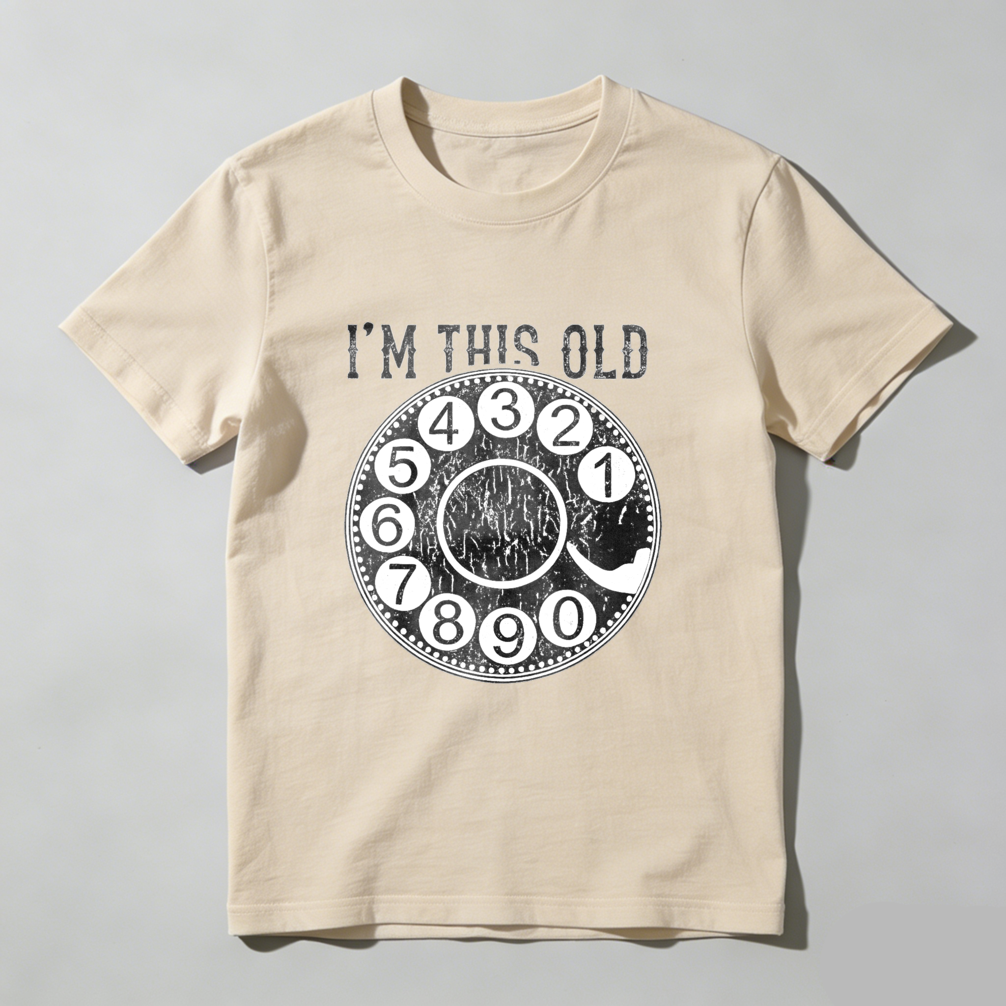 I M This Old Vintage Rotary Dial Phone T Shirt Made In Usa