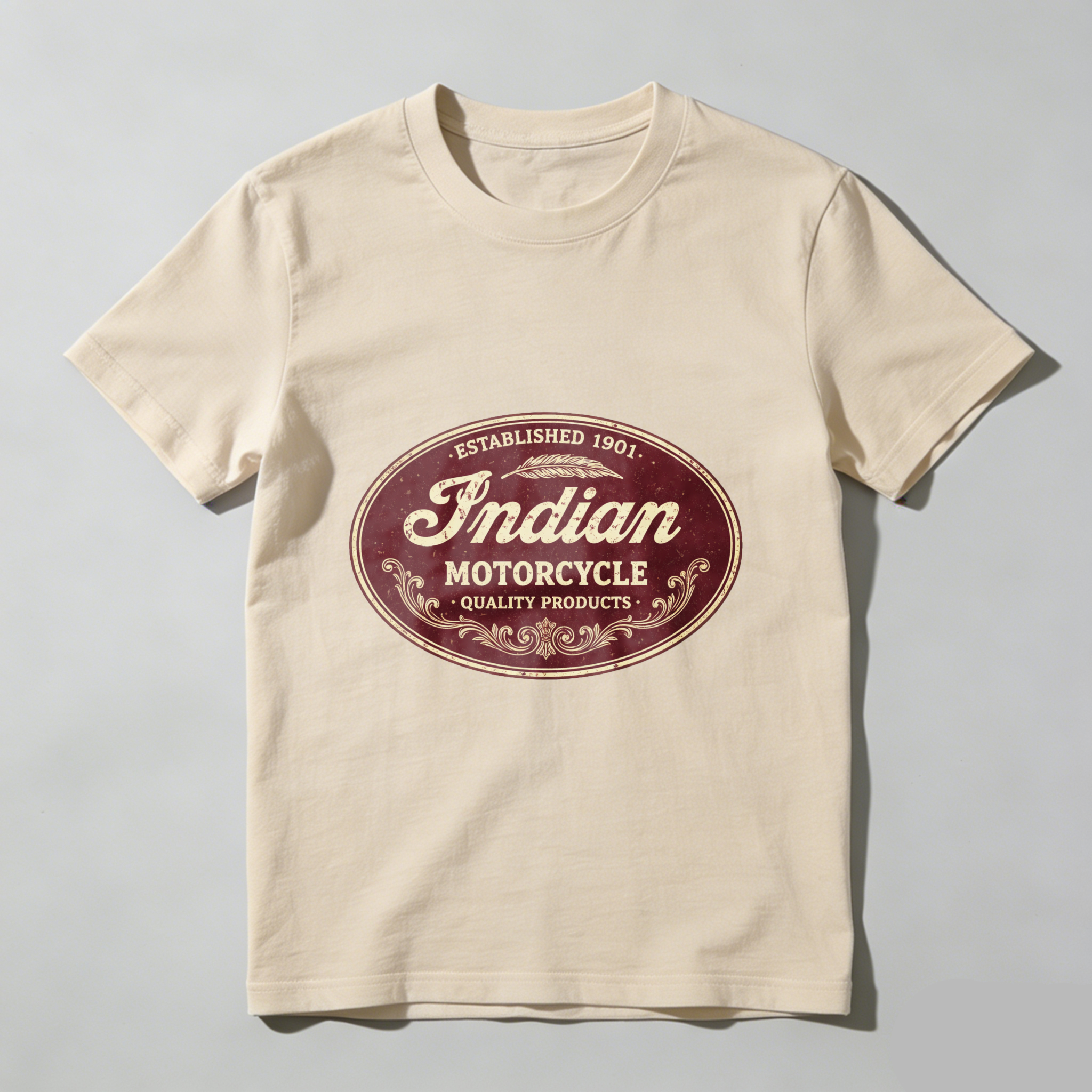 Indian Motorcycle Established 1901 Quality Products T Shirt