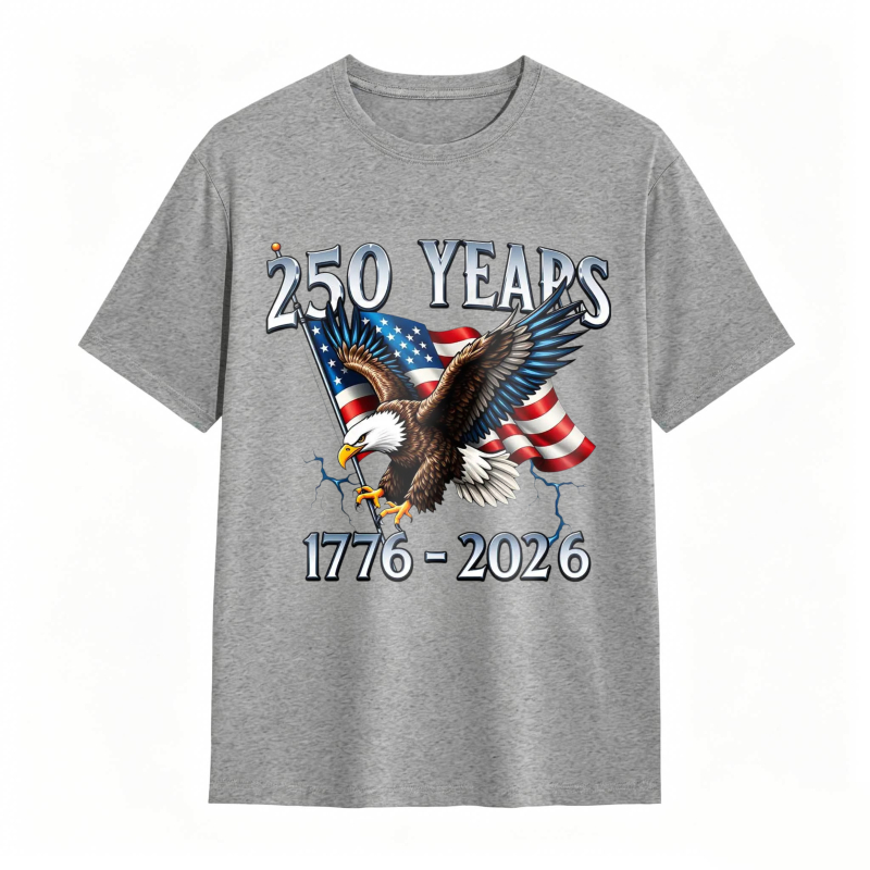 American Eagle Independence Day 250 Years 1776-2026 T-Shirt