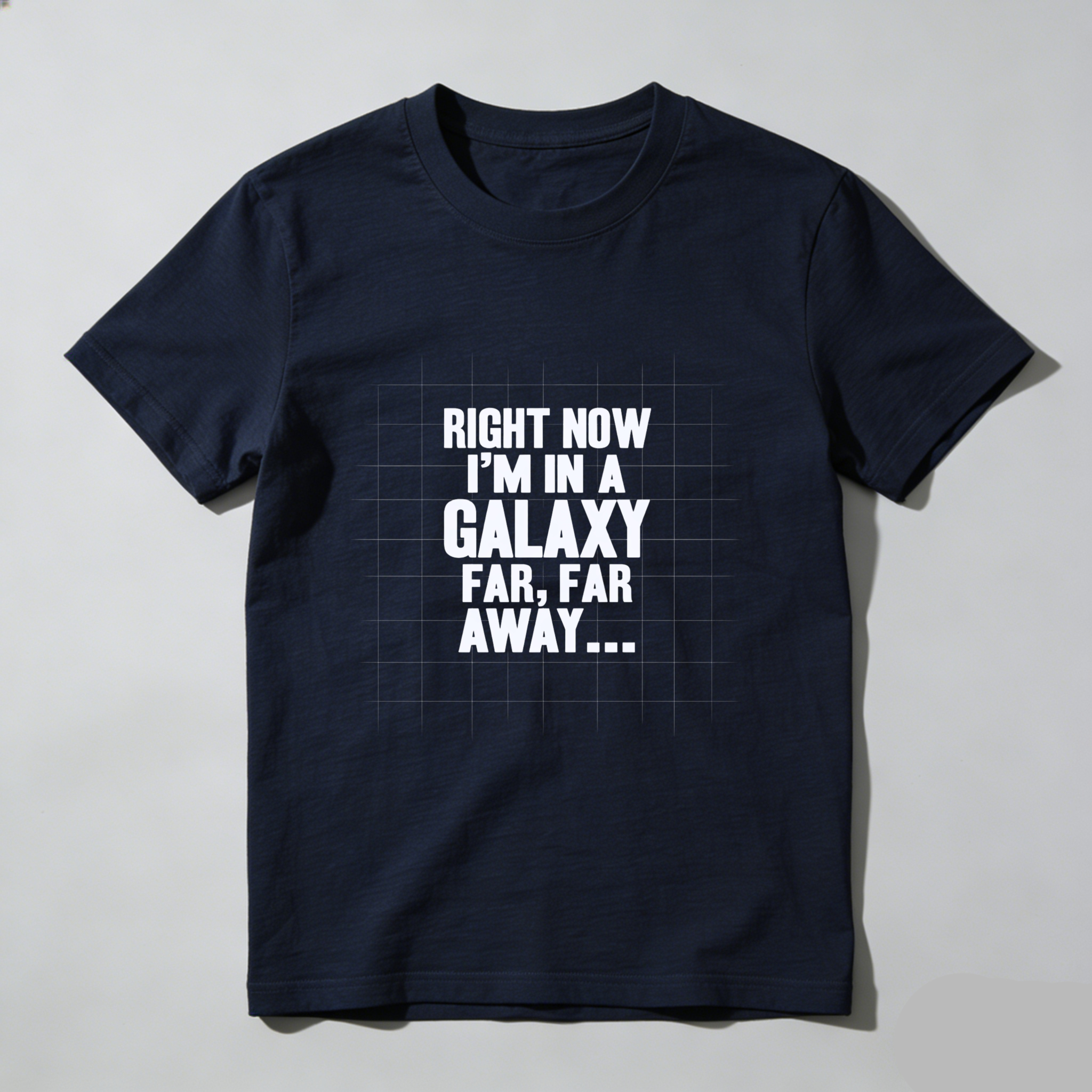 TEECURENT Right Now Im In A Galaxy Far Far Away T Shirt Star Wars Inspired Funny Quote Graphic Tee For Men Women Unisex Casual Wear WOMEN