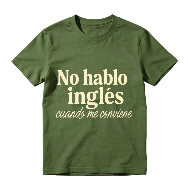 No Hablo Ingles Cuando Me Conviene Unisex Classic T-shirt