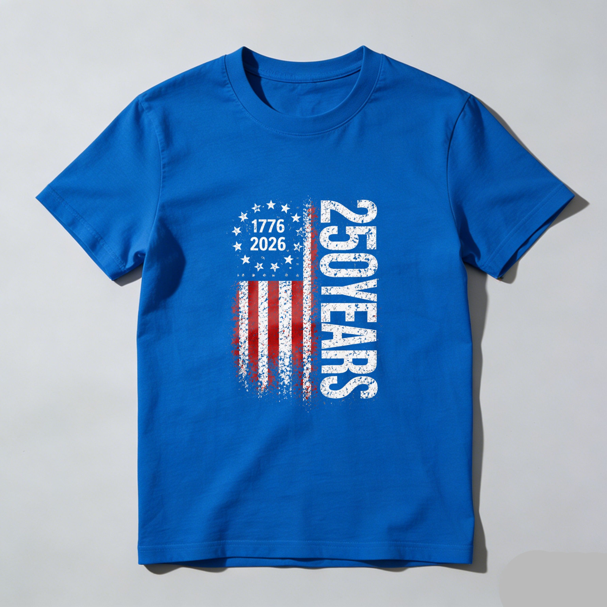250 Years America Independence Day 1776 2026 Usa Flag Patriotic T-Shirt
