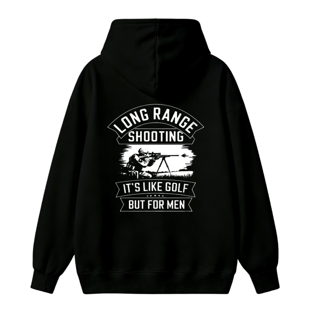 Long Range Shooting It S Like Golf But For Men Graphic Unisex Classic Hoodie