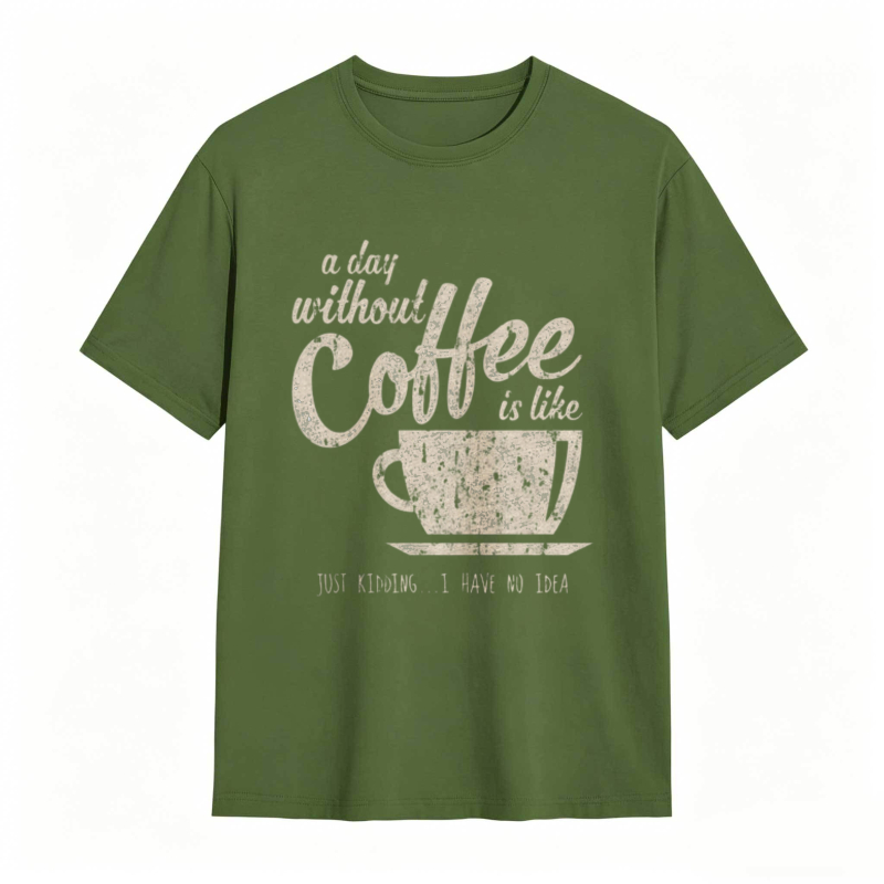 A Day Without Coffee Is Like Just Kidding I Have No Idea T-shirt