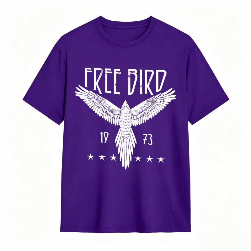 Free Bird Eagle 1973 Stars Design Unisex Classic T-shirt