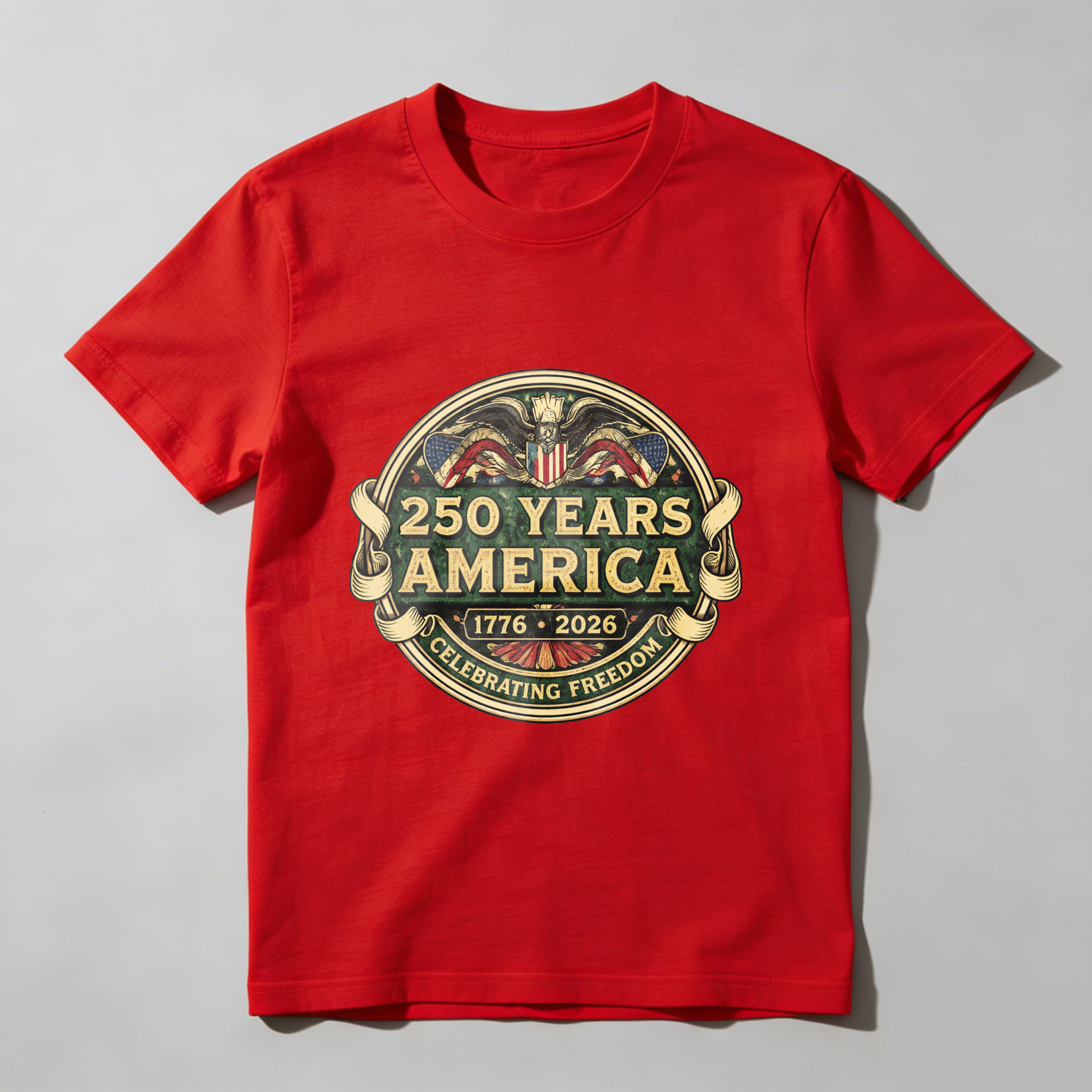 250 Years America 1776 2026 Celebrating Freedom Independence Day Patriotic T Shirt