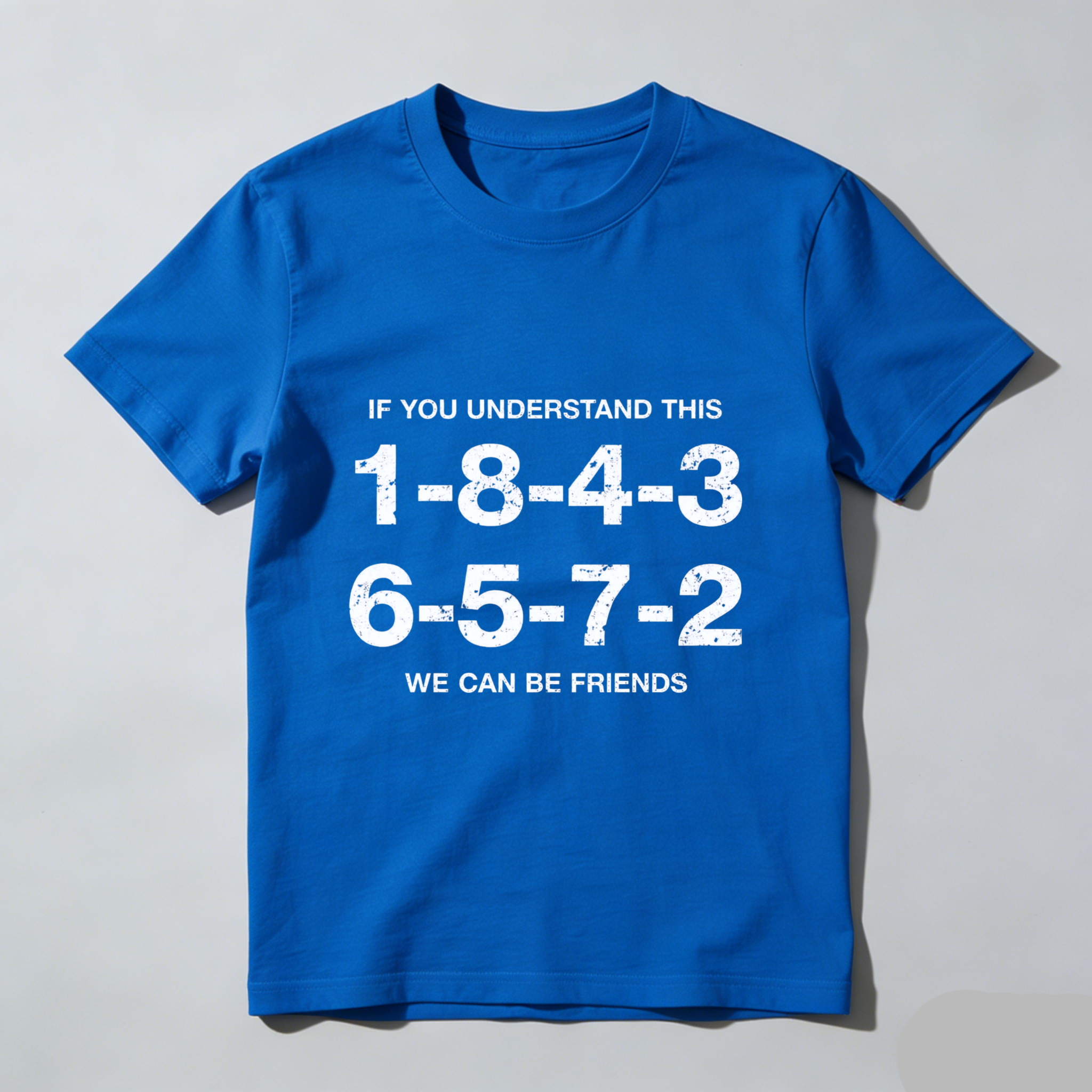 If You Understand This 1 8 4 3 6 5 7 2 We Can Be Friends T Shirt