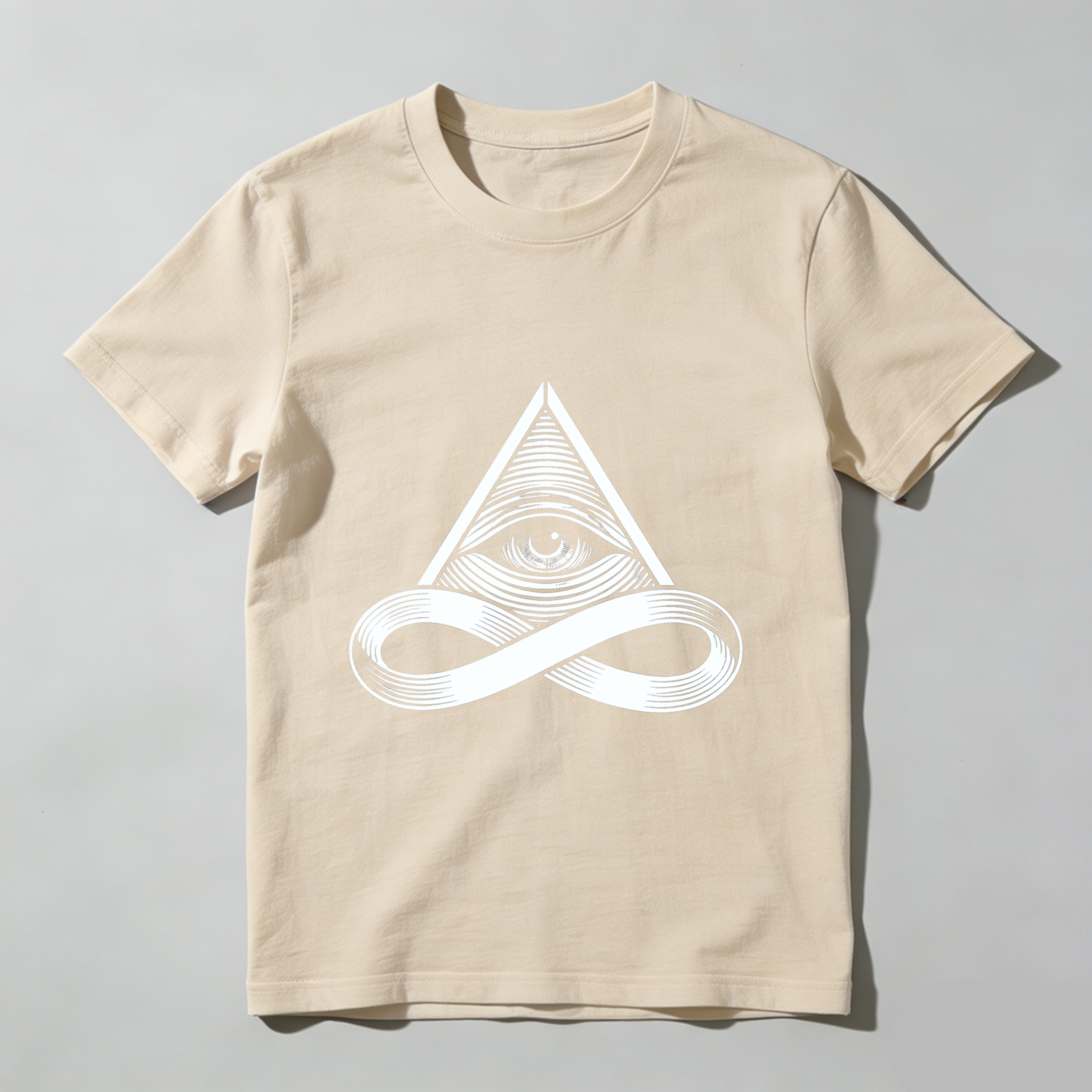 TEECURENT  All Seeing Eye And Infinity Symbol TEECURENT