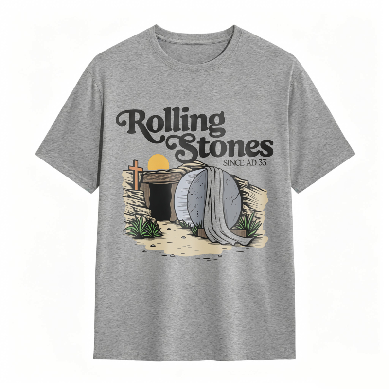 Rolling Stones Since Ad 33 Easter Tomb Scene Unisex Classic T-shirt