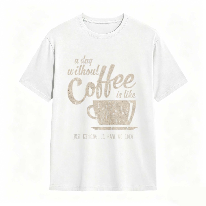 A Day Without Coffee Is Like Just Kidding I Have No Idea T-shirt
