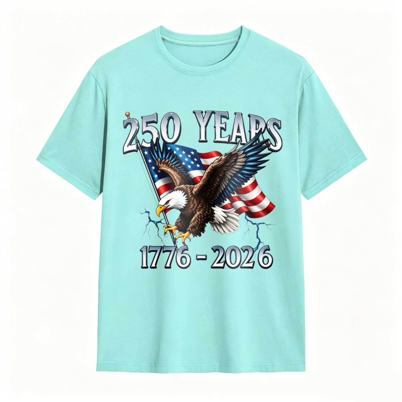 American Eagle Independence Day 250 Years 1776-2026 T-Shirt