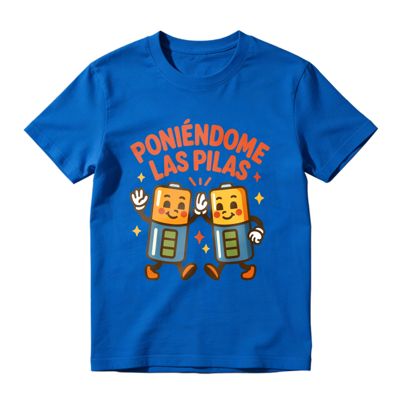 Battery Characters With Text Poniedome Las Pilas Unisex Classic T-shirt