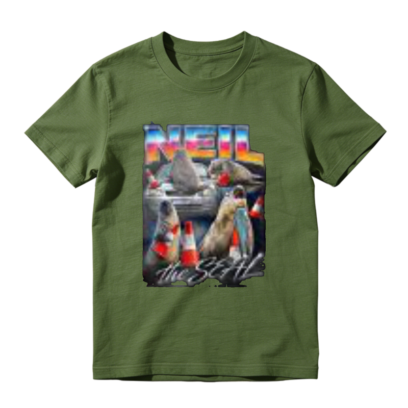 Neil The Seal Sea Lion Ocean Animal Graphic T-shirt