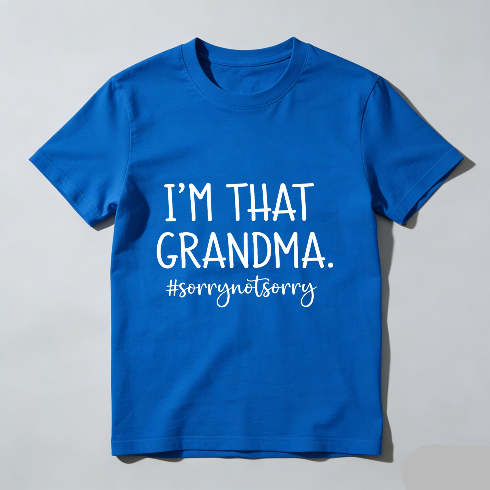 TEECURENT Im That Grandma Sorry Not Sorry T Shirt For Women Funny Grandmother Gift Seniors Humor Shirt WOMEN