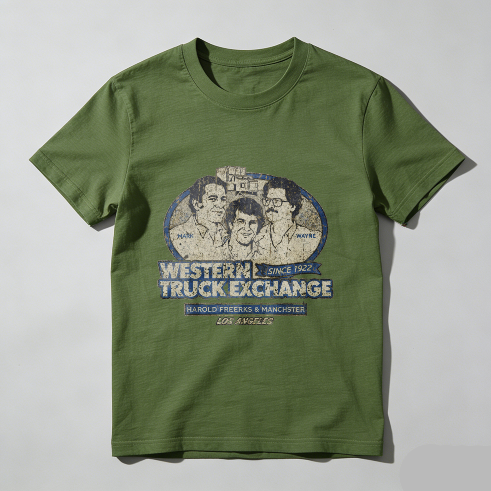 Western Truck Exchange Since 1952 Harold Freerks Manchester Los Angeles Vintage T Shirt