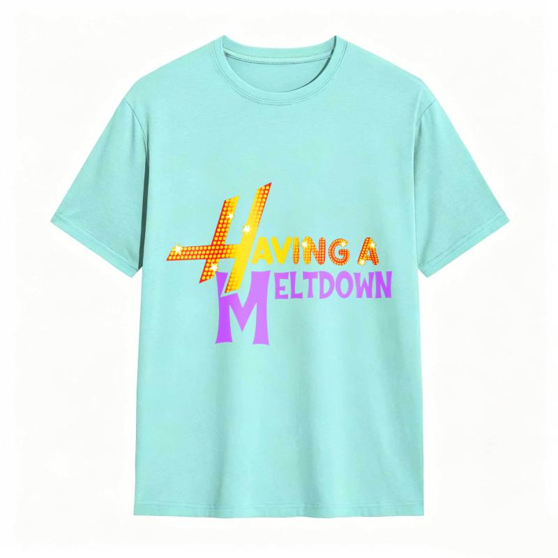 Having A Meltdown With Lightning Bolt Design Unisex Classic T-shirt