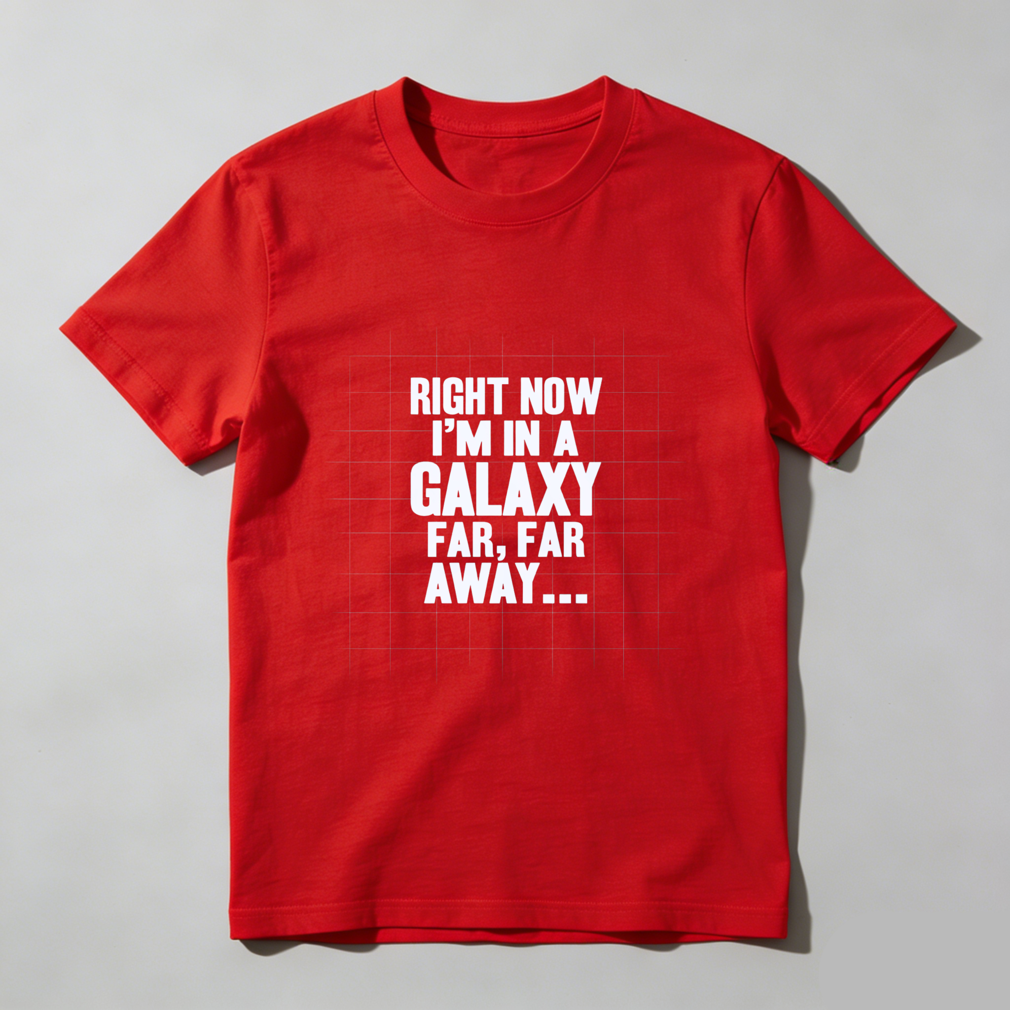 TEECURENT Right Now Im In A Galaxy Far Far Away T Shirt Star Wars Inspired Funny Quote Graphic Tee For Men Women Unisex Casual Wear WOMEN