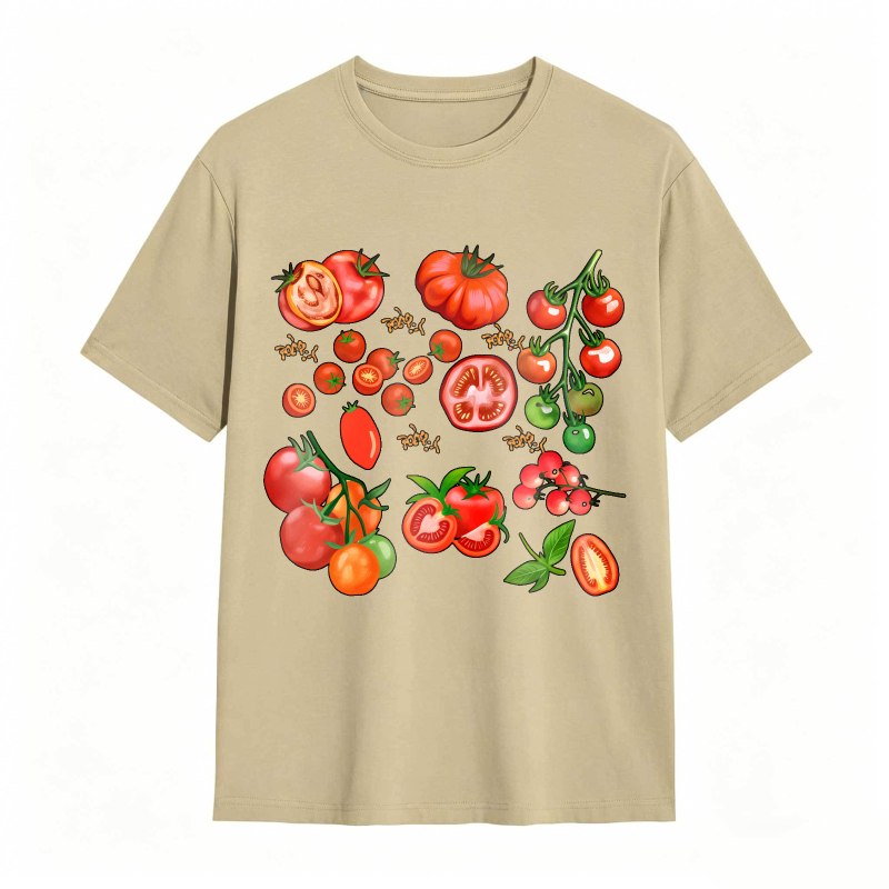 Tomato Garden Design Unisex Classic T-shirt