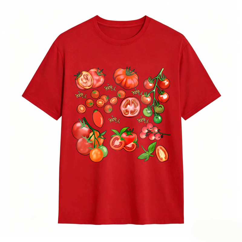 Tomato Garden Design Unisex Classic T-shirt