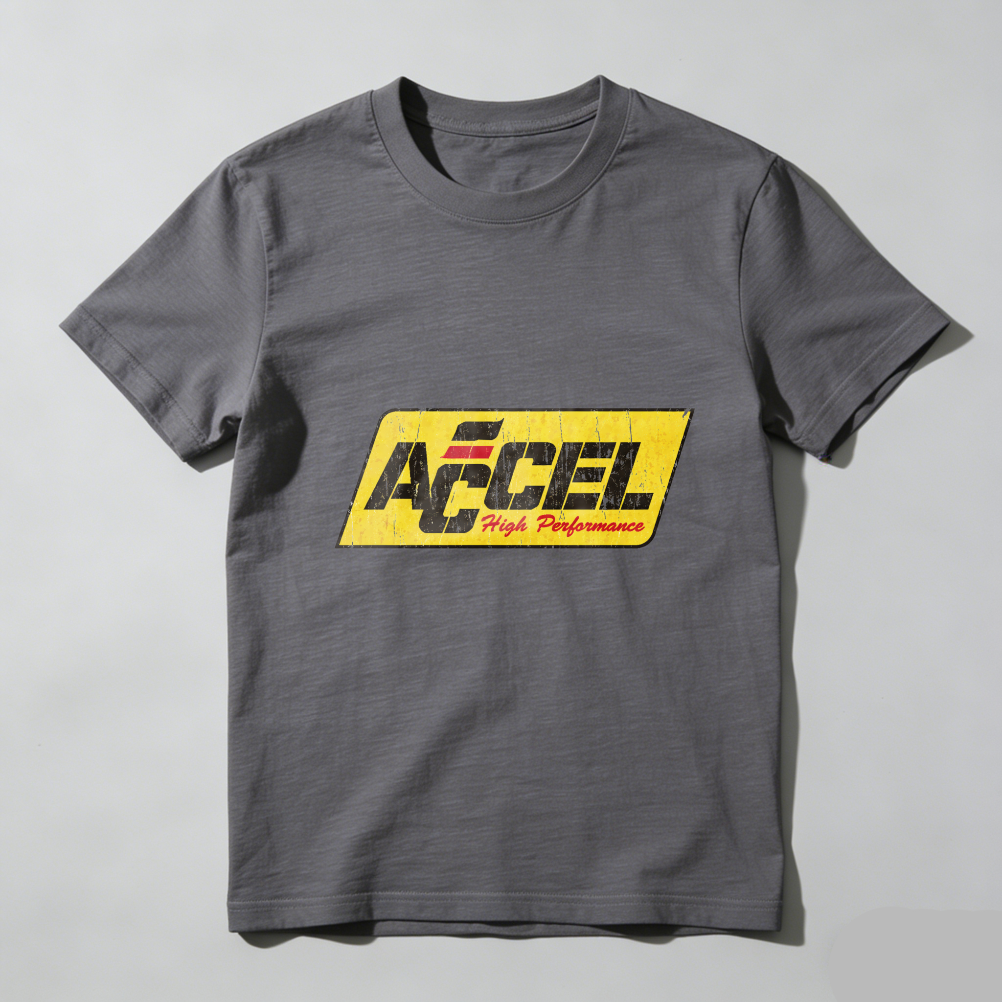 Accel High Performance Logo T Shirt Black Men Women Casual Wear Sport Style Graphic Tee