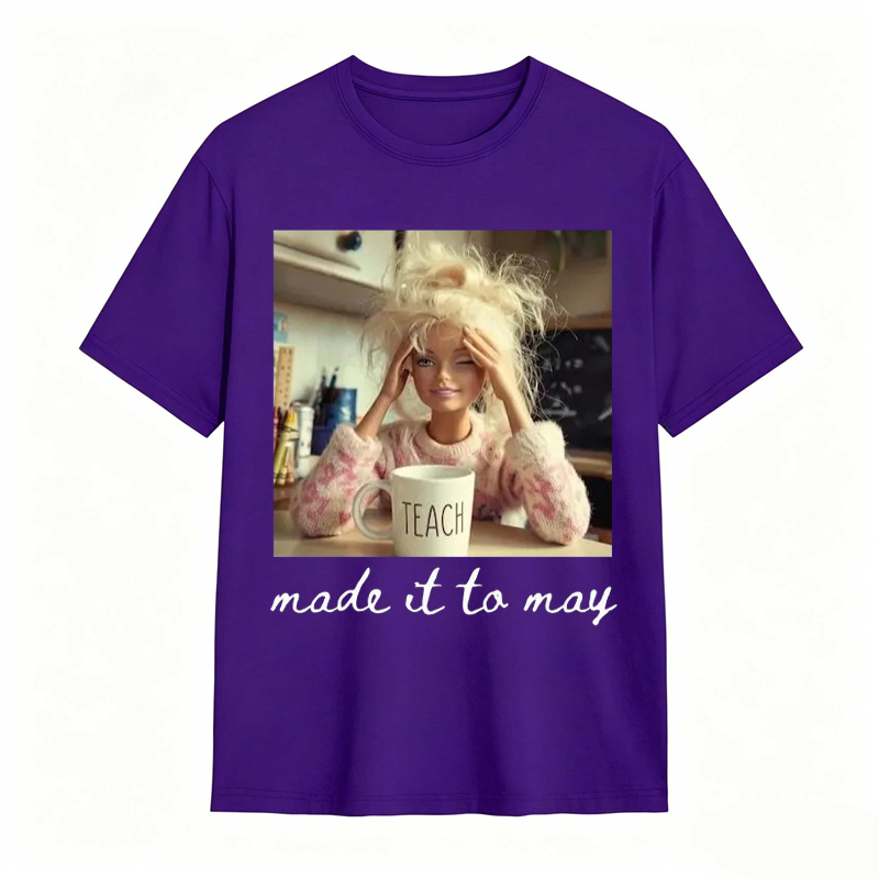 Comfort Colors Last Day of School Teacher Doll Face Meme Shirt