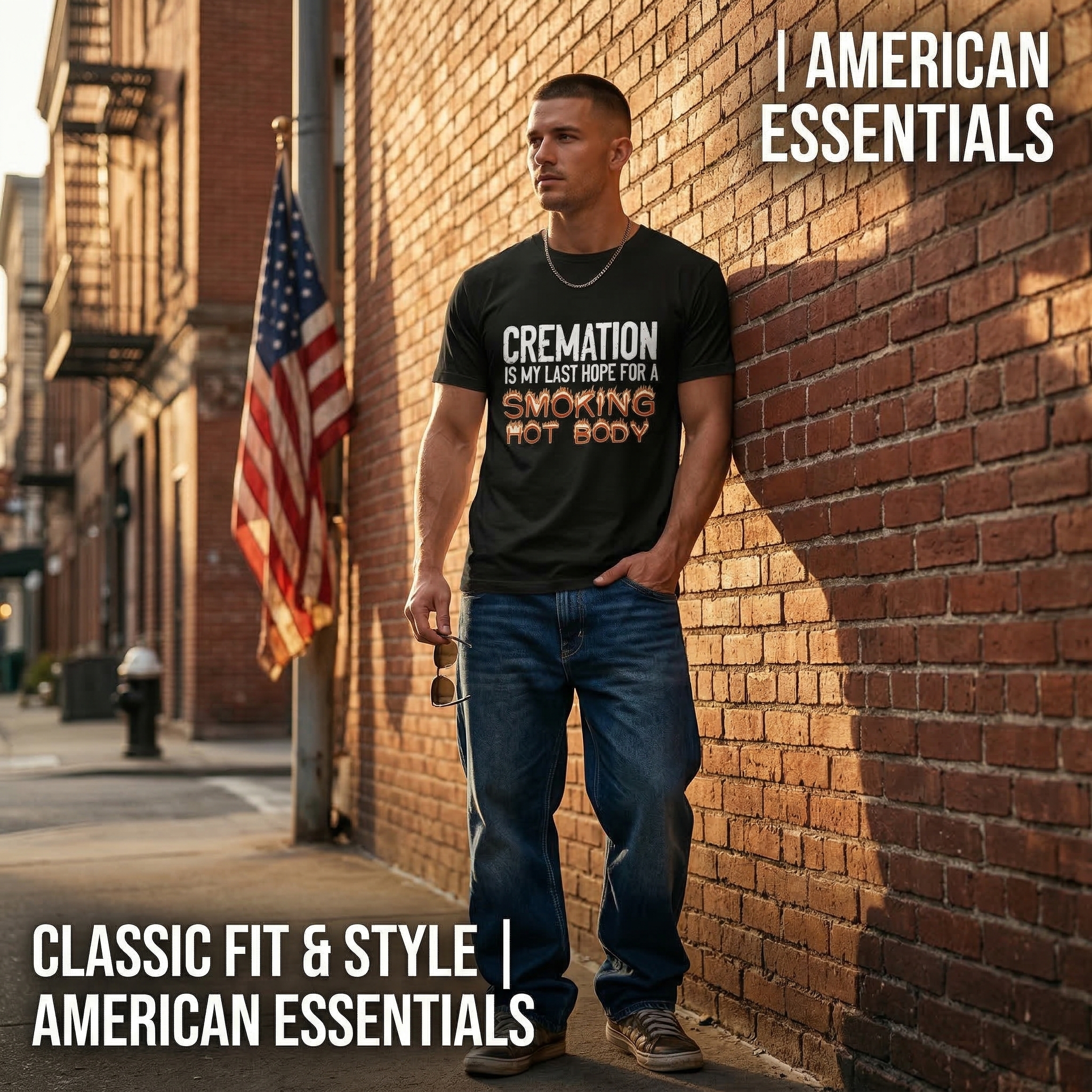 TEECURENT Cremation Is My Last Hope For A Smoking Hot Body Pure Cotton Short Sleeve T Shirt - HOT