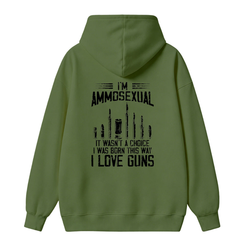 I Love Guns Ammosexual Unisex Classic Hoodie