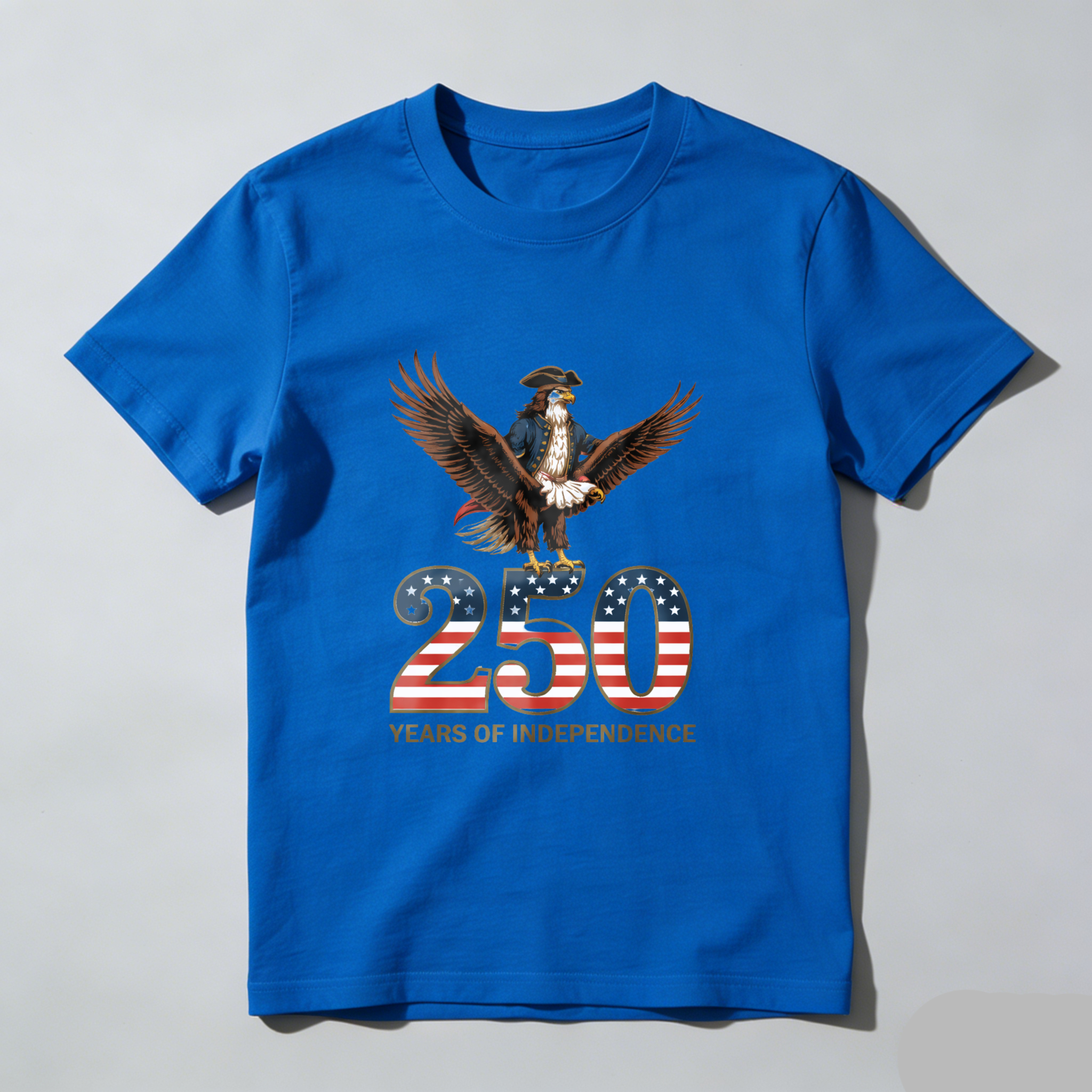 250 Years Of Independence American Eagle Patriotic T-Shirt For Men And Women Celebrating Usa Independence Day 2026