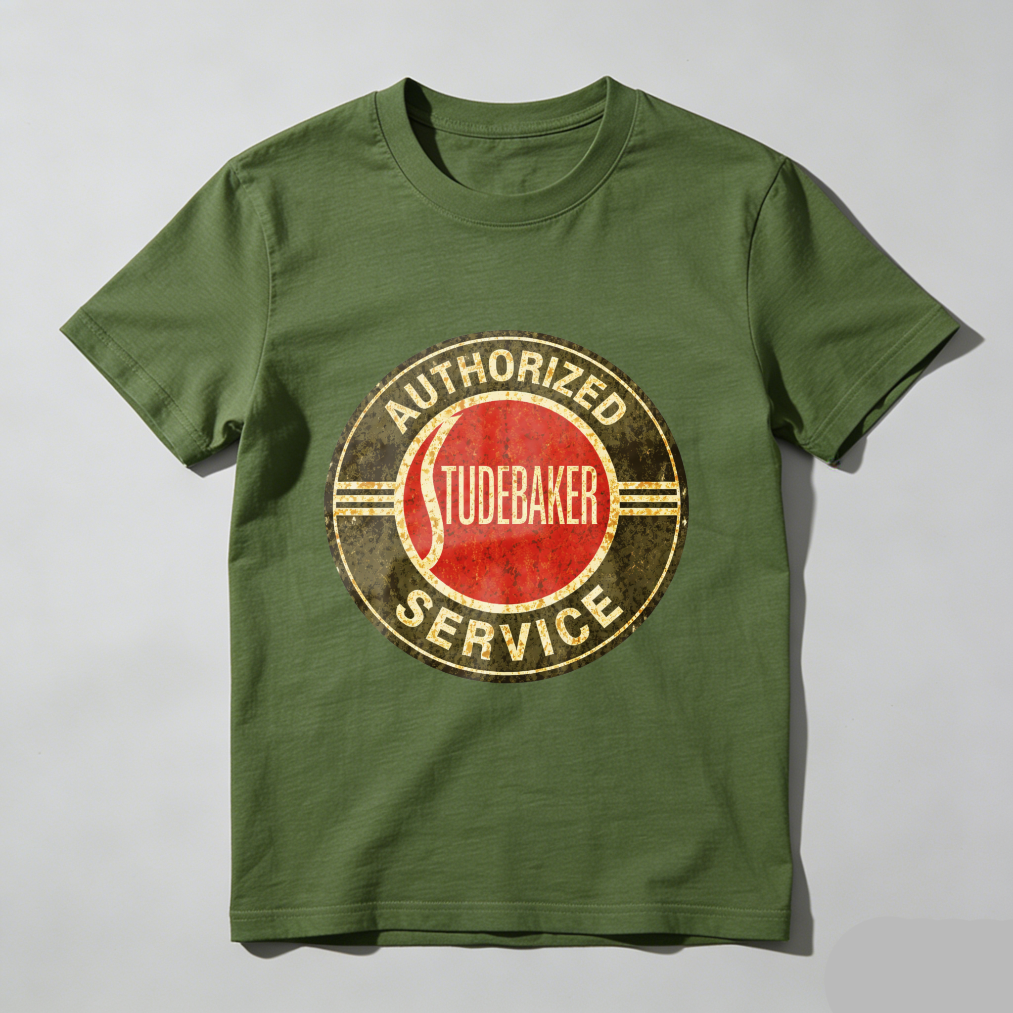 Authorized Studebaker Service Vintage Logo T Shirt Men Women Classic Automotive Retro Design Black Cotton Tee