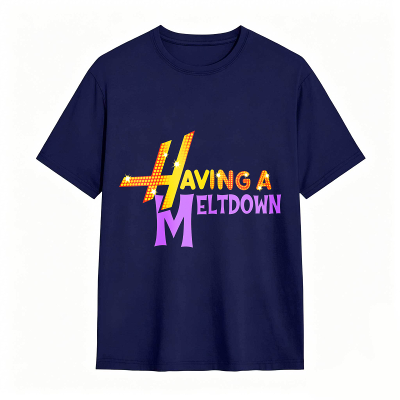 Having A Meltdown With Lightning Bolt Design Unisex Classic T-shirt